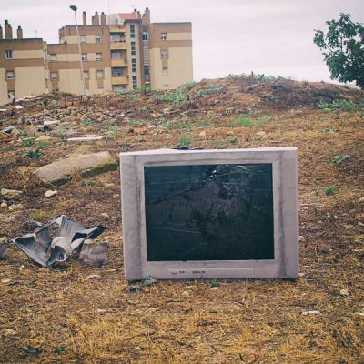 televisão para reciclar