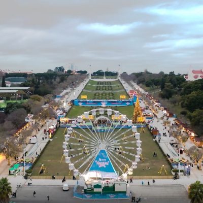 Wonderland no Parque Eduardo VII visto de cima