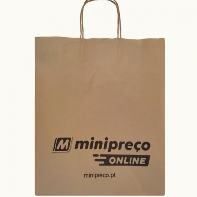 saco de papel do minipreço