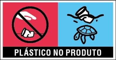 símbolo plástico no produto